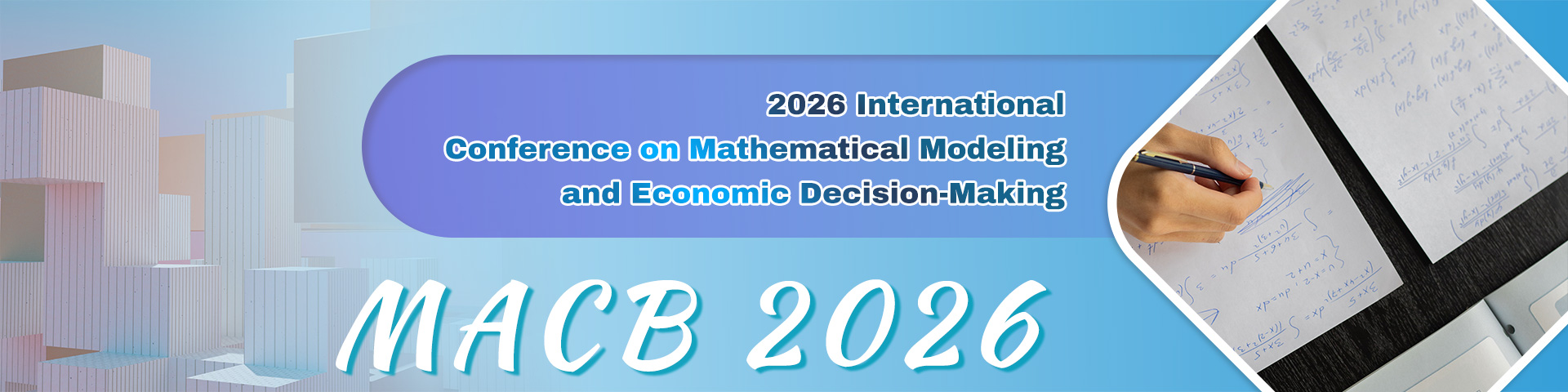 2026年数学建模与经济决策国际会议